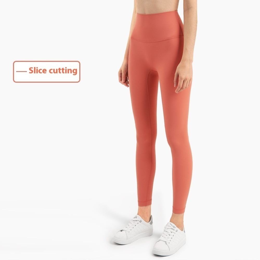 Carefully Selected Nude High Waist Tummy Control Yoga Pants Hip Lift Seamless Training Peach Fitness Pants Tight Bottoming Yoga Pants