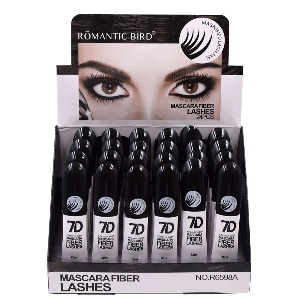 Exports [24] R6598A Black Long Black And White Tube 7D Mascara ROMANTICBIRD