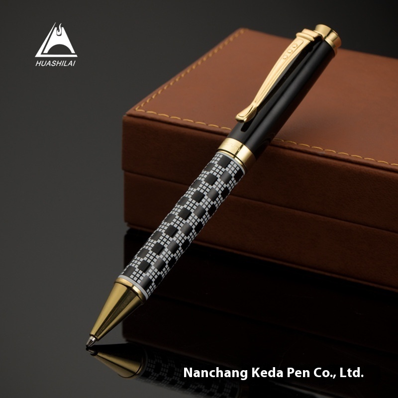 SGrid Metal Ballpoint Pen Creative Advertising Gift Ballpoint Pen Printed One Piece Drop Shipping