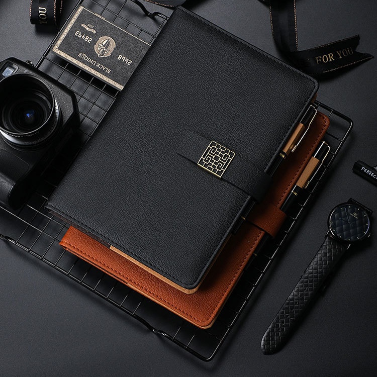 Business Retro Book Chinese Style Handbook Notebook A5 Stationery Gift Box Set Notepad