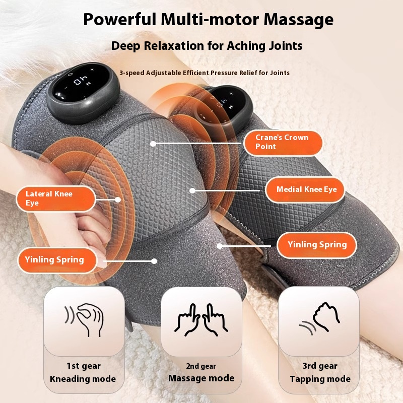 Hot Compress Warm Massage Knee Pads For The Elderly Heating Knee Old Cold Leg Joint Multifunctional Charging Moxibustion Physiotherapy Trument