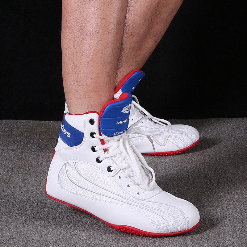 Boxing Shoes Men's Fitness Shoes Squat Deadlift Weightlifting Sanda Fighting Training Shoes Sports Shoes Fighting Shoes Wrestling Shoes Women