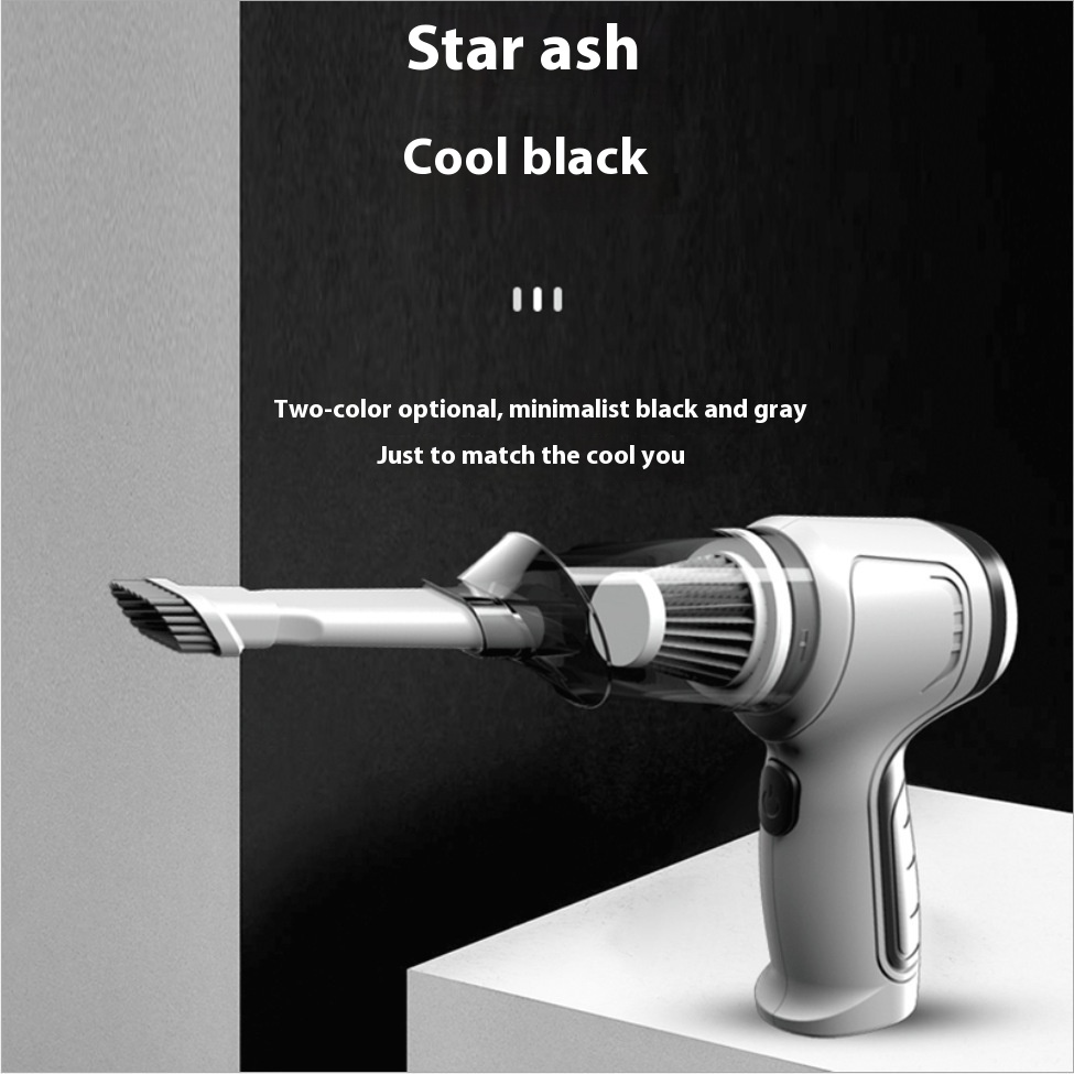 Car Vacuum Cleaner Super Strong Blowing And Suction Machine Car Home Dual-purpose Handheld Wireless Charging Vacuum Cleaner