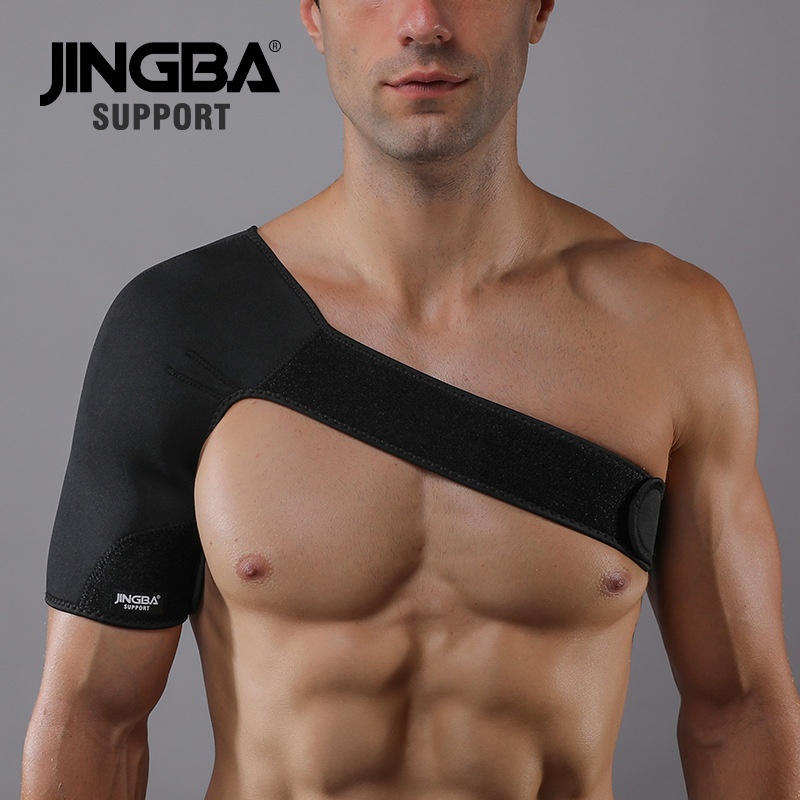 JINGBAShoulder Guard Adult Sports Pressure Guard Single Shoulder Outdoor Cycling Basketball Volleyball Weightlifting Protective Gear