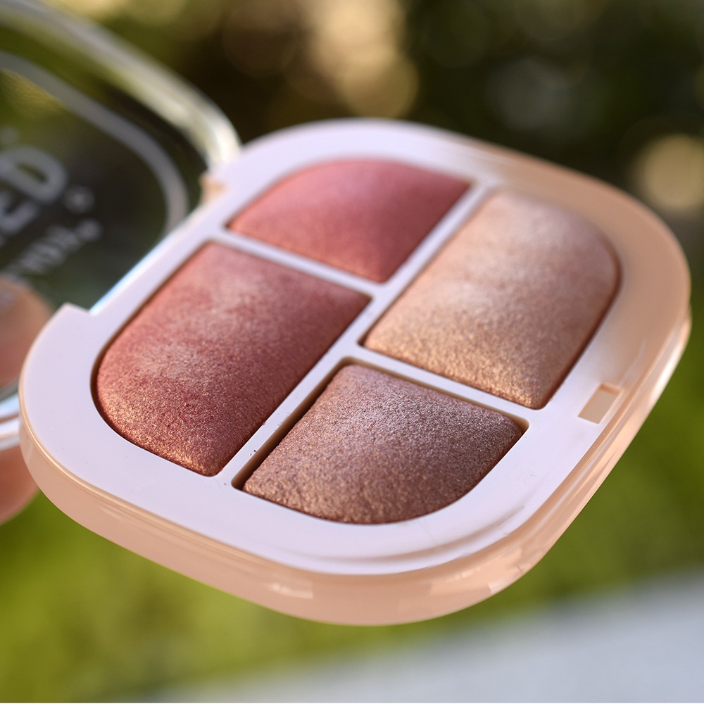 Roasted Blush Roasted Four-color Rouge High-gloss Velvet [ANYLADY] 8184 Cosmetic