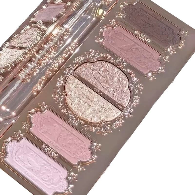 Flower Know Butterfly Cloud Shoulder Relief Six-color Eye Shadow Natural Daily Color Girl Wind Eye Shadow Plate Silty And Fine