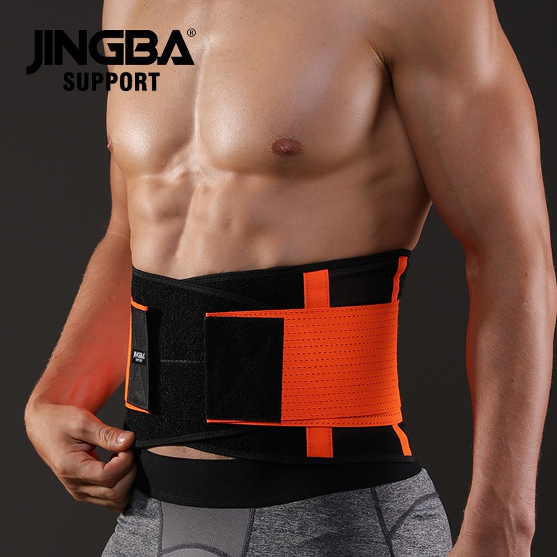 JINGBAWaist Protection Outdoor Fitness Breathable Belt Yoga Running Basketball Weightlifting Protective Gear Sportss