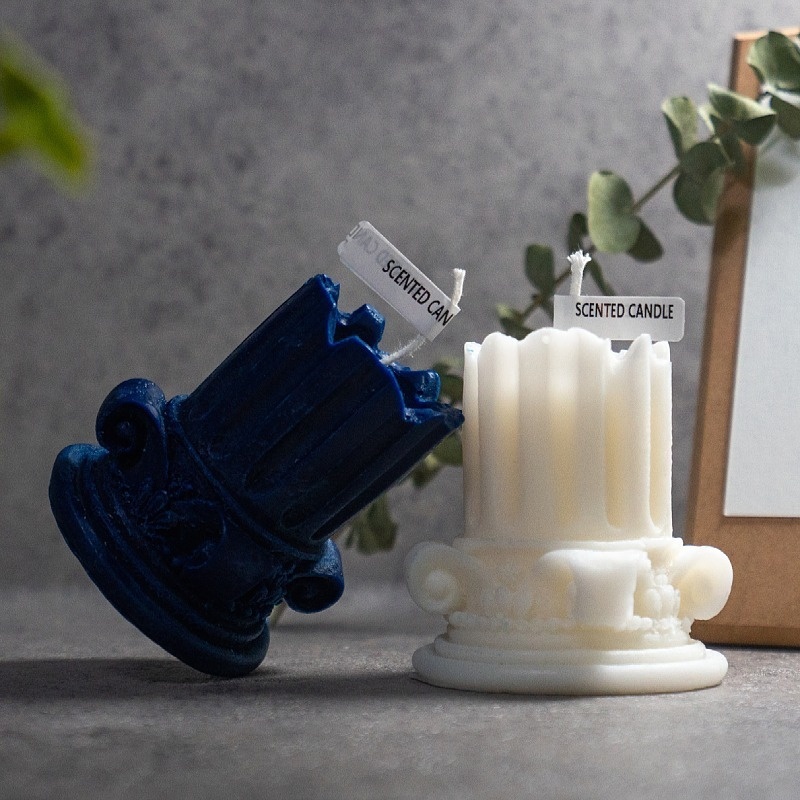Roman Column Scented Candles Foreign Trade European Column Shape Scented Candles - 4