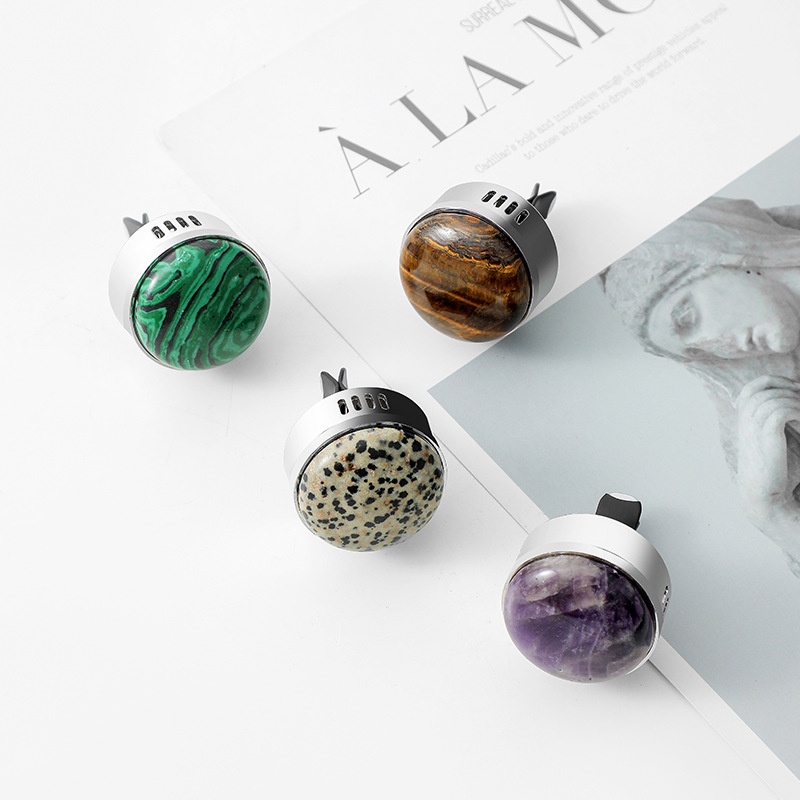 Gem Series Car Air Outlet Aromatherapy Ornaments Long-lasting Light Fragrance Car Fragrance Decoration Car Solid Perfume