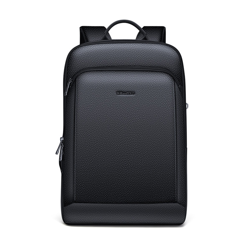 Men's Business Backpack Genuine Leather Top Layer Cowhide Large Capacity Fashion Travel Bag