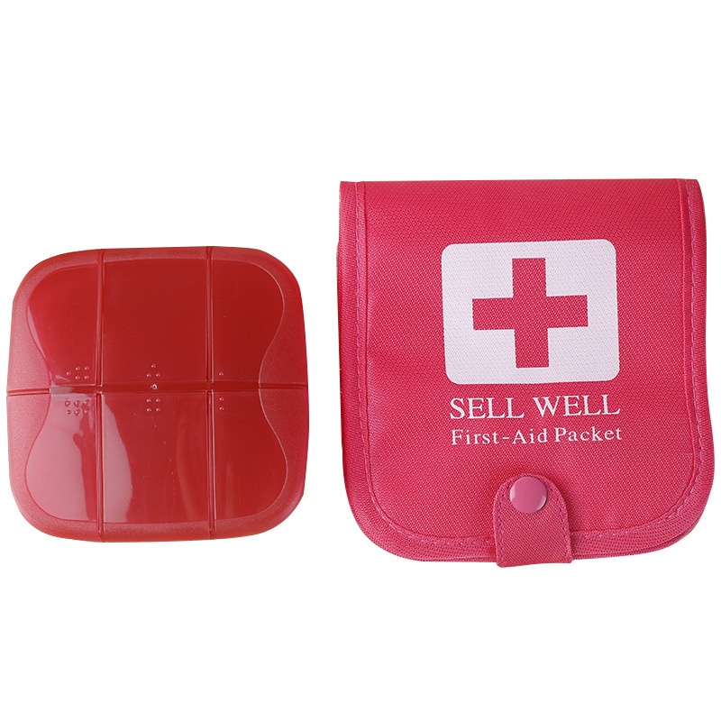 Home Mini Medicine Box Medicine Box Hand Bag First Aid Kit Outdoor Bedroom Daily Necessities