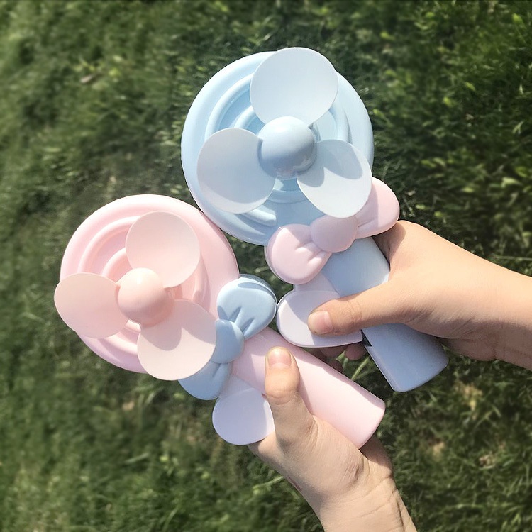 Cartoon Lollipop Hand Pressure Children's Small Fan Handheld Pressure Children's Fun Fan Gift Advertising Plus