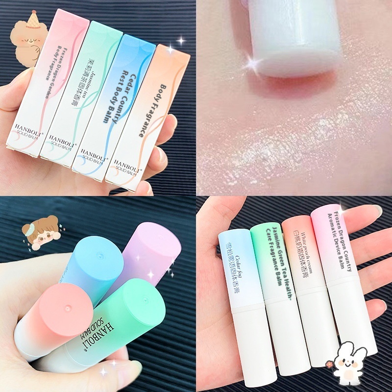 Douyin Portable Solid Fragrance Cream Long-lasting Fragrance Portable Perfume For Women And Men Natural Fragrance Student Perfume Cream