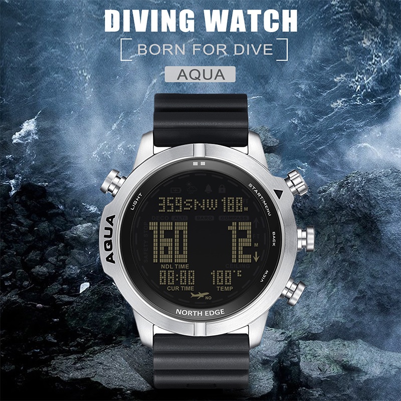 Outdoor Sports Multi-function Waterproof Smart Waterproof Watch Altitude Air Pressure Compass Temperature Diving Computer Watch