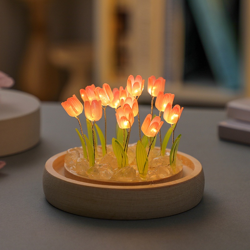 LEDTulip Night Light Handmade Diy Material Package