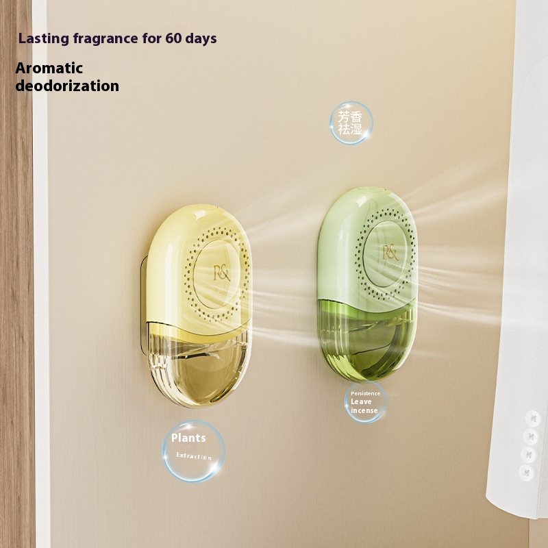 Dehumidifying Agent Hanging Wardrobe Wall Desiccant Traceless Moisture Absorption Bag Cabinet Fragrance Indoor Dehumidification Box For Wet Dormitory