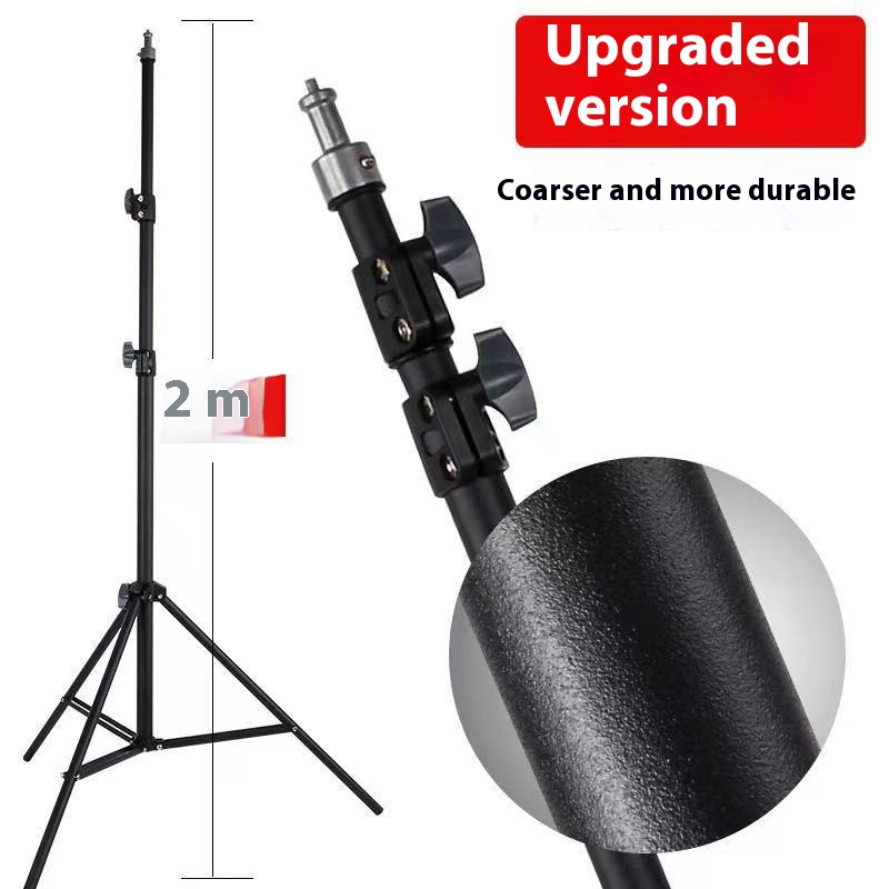 Frosted2.1-meter Tripod Photography Fill Light Bracket Thickened Weighted Thermometer Floor-standing Tripod