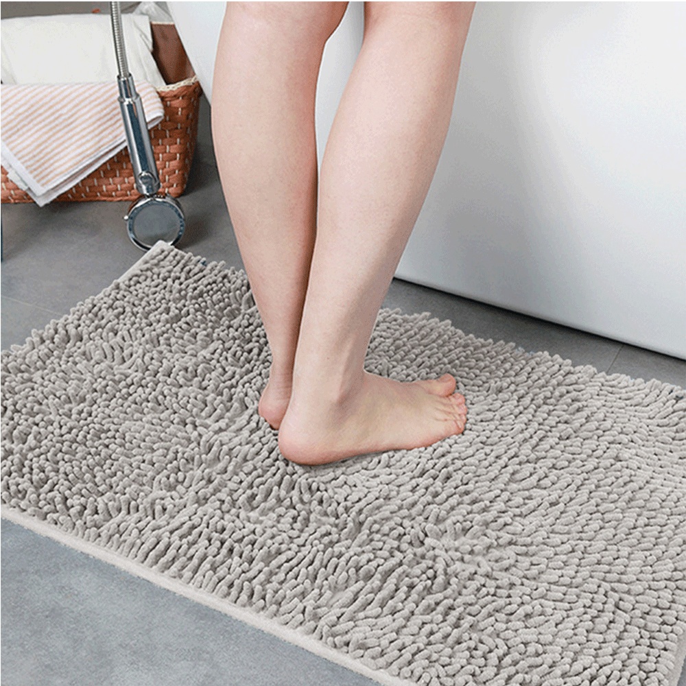 Chenille Floor Mats Non-slip Carpet Bedroom Entrance Floor Mats Bathroom Kitchen Absorbent Floor Mats Bathroom Non-slip Mats