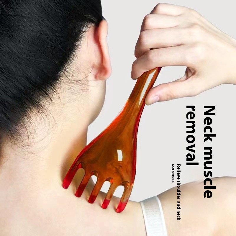 Five-claw Head Massager Hand-held Dredging Meridians And Collaterals Head-grabbing Massage Claw Head-scratching Artifact Scraping Health-preserving Tool