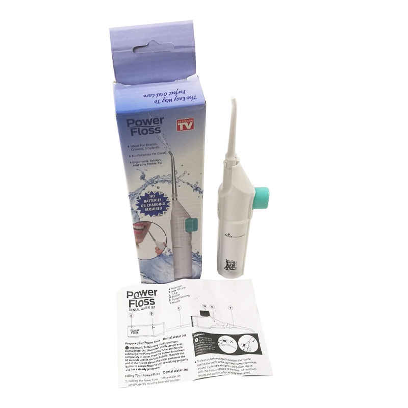 Power Floss Manual Pressurized Portable Teeth Cleaner Teeth Cleaner Teeth Cleaner