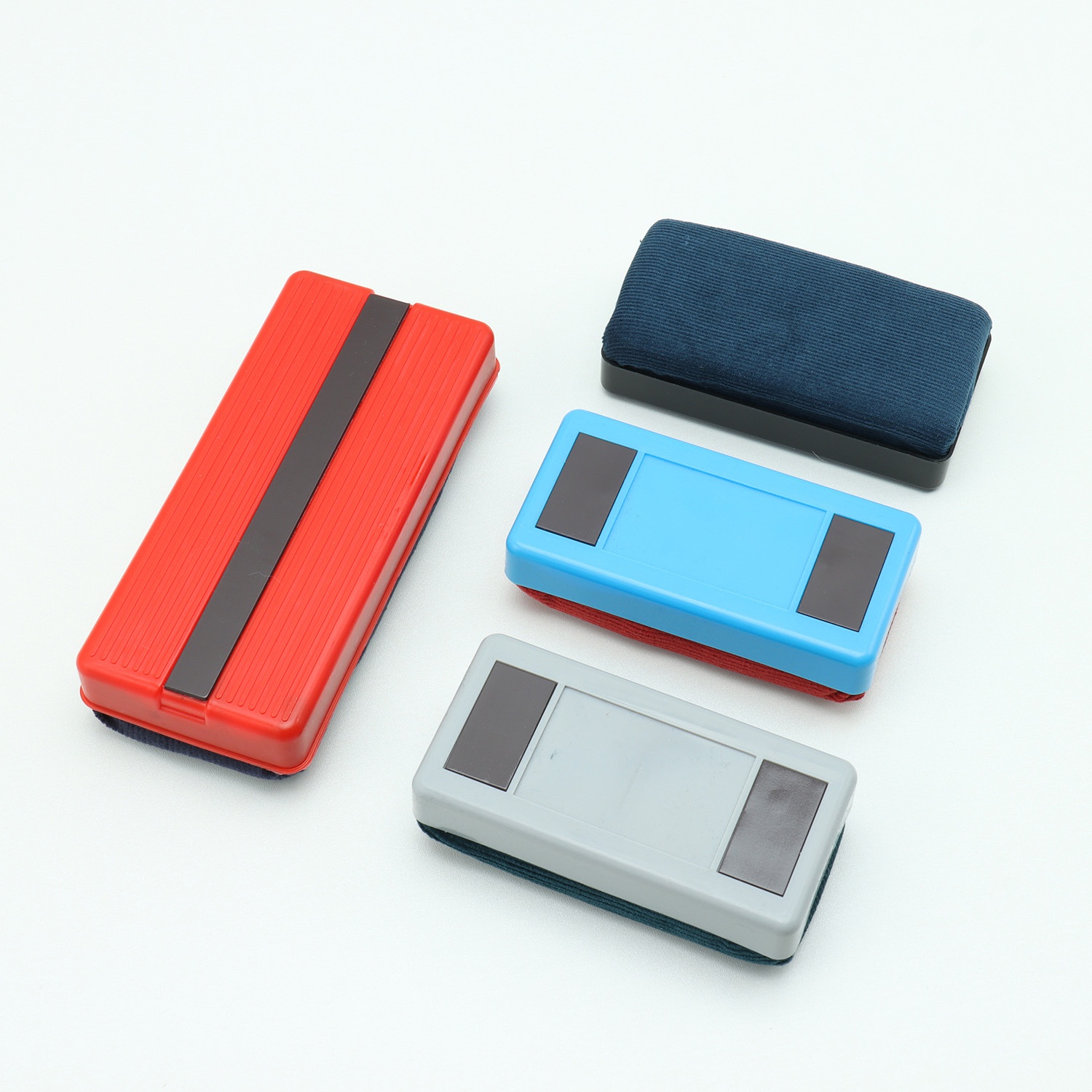 Magnetic Blackboard Eraser Chalk Eraser Velvet Cloth Dust-free Whiteboard Eraser Adsorbable Accessories Blackboard Eraser Brush