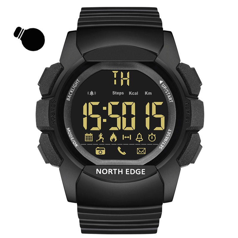 Men's Outdoor Sports Smart Watch Message Push Pedometer Multifunctional Waterproof Bluetooth Student Watch