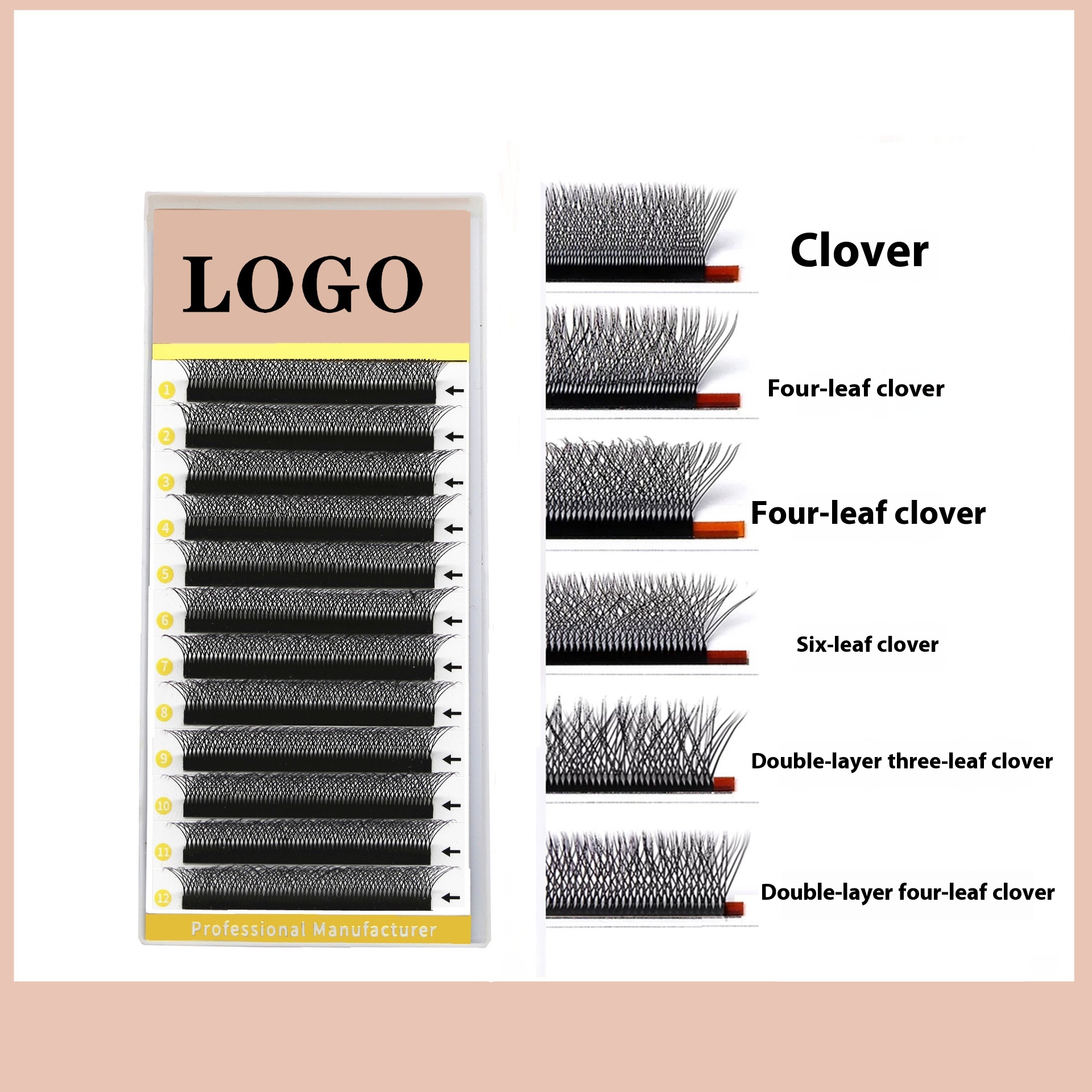 Pingdu Grafting Eyelash Weaving Class 0.07D False Eyelash Natural Soft Delicate Curled Root