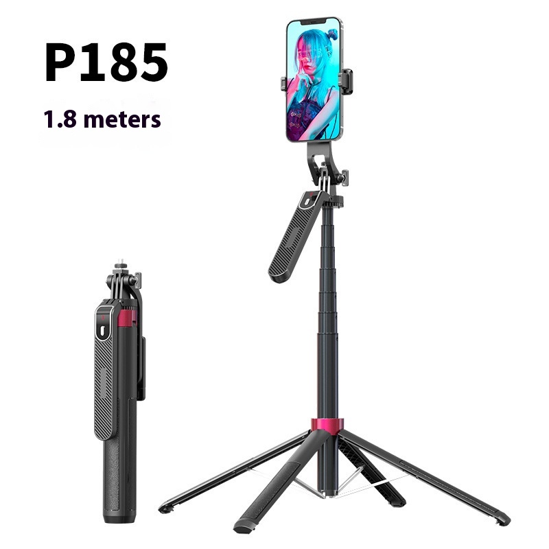 P180/ P185 Selfie Stick Bluetooth Remote Control Handheld Gimbal Mobile Phone Tripod Stabilizer