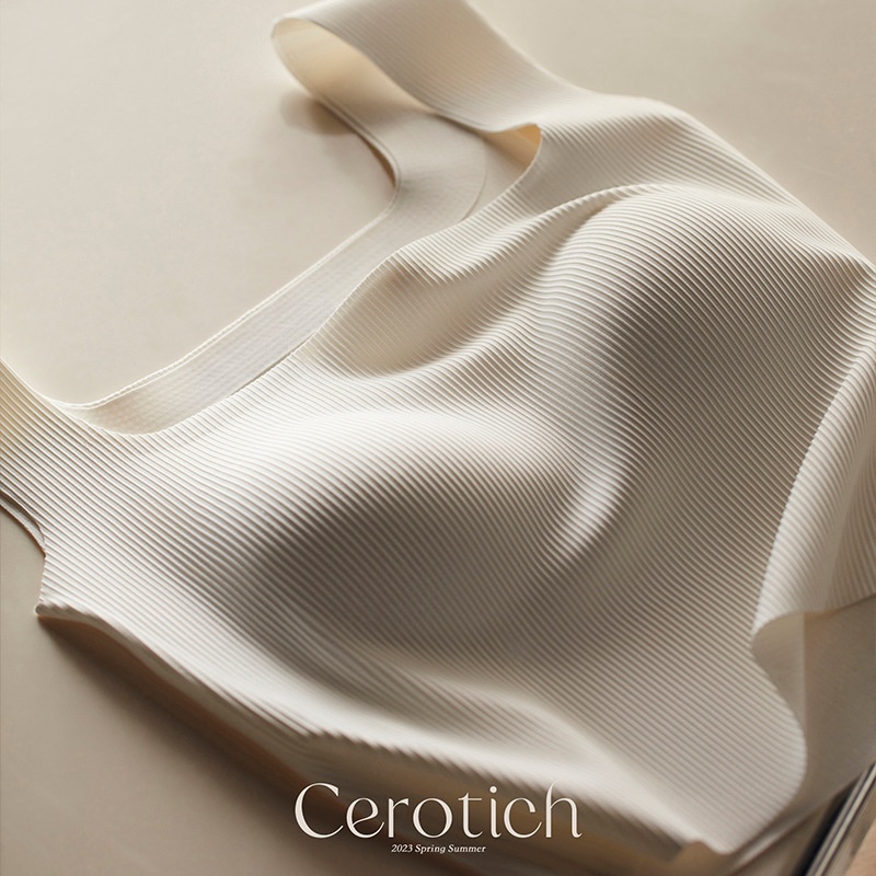 CEROTICHWide-shoulder Vest With Chest Pad For Women For Summer Outerwear And Inner Wear,Short-sleeved Top