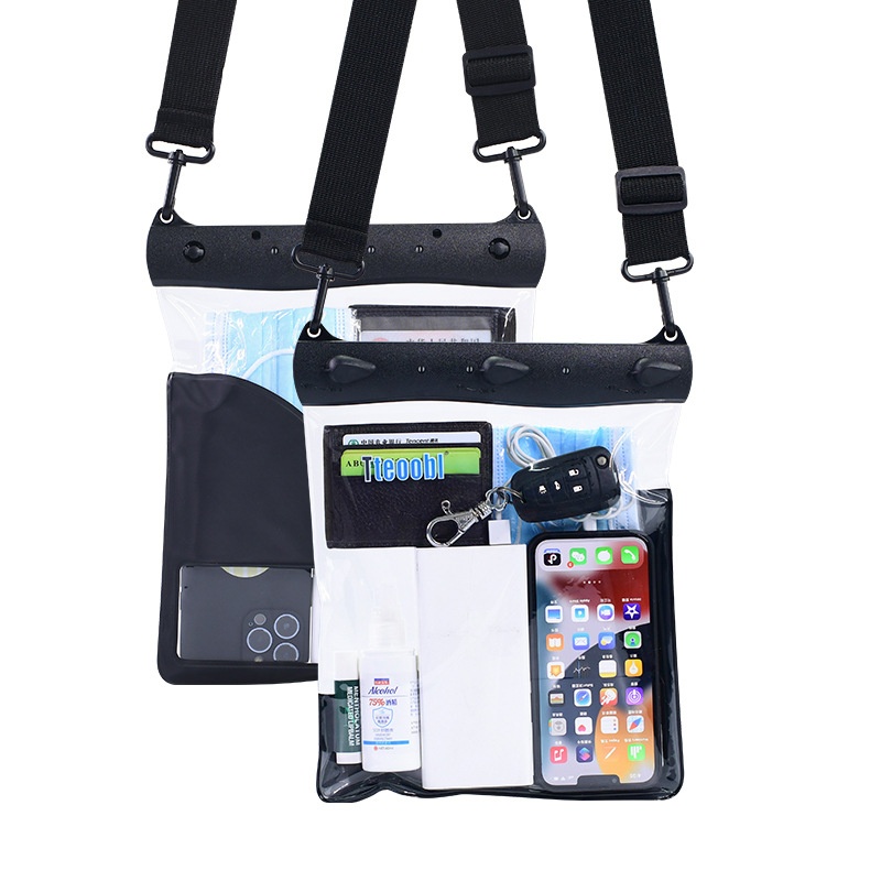Drifting Mobile Phone Sundries Storage Bag Swimming Waterproof Bag Protective Supplies Shoulder Messenger Bag Can Take Pictures Touch Screen