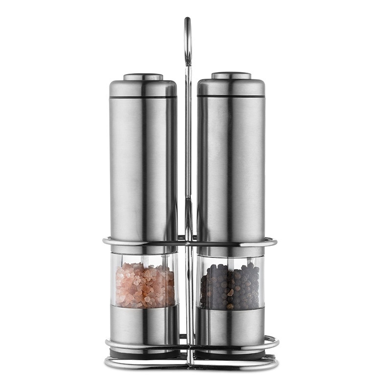 's Electric Pepper Mill Stainless Steel Electric Pepper Grinder Grinder With Two Racks