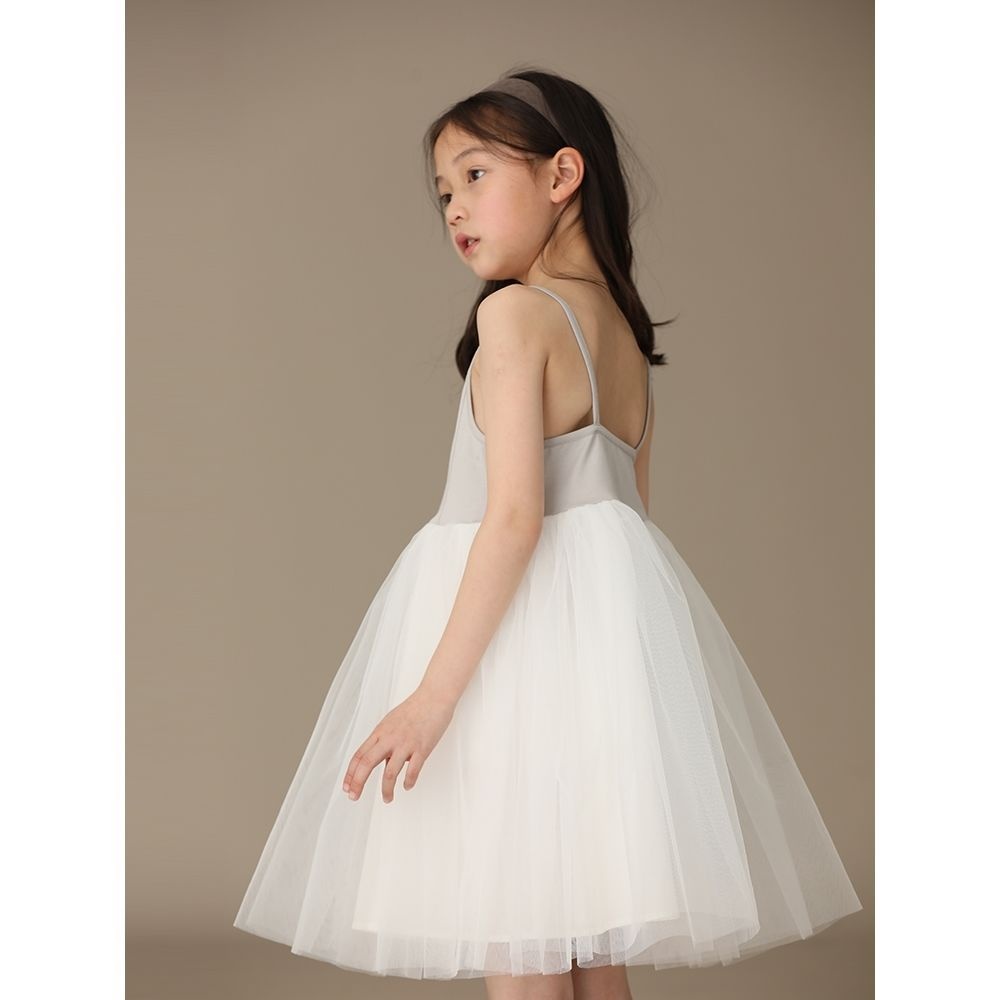 Children's Summer Clothing Style Girls Splicing Camisole Vest Base Lace Puffy Tulle Skirt Princess Skirt Stylish Dance Skirt