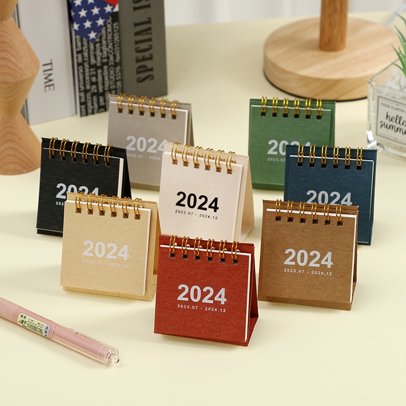 Creative Simple Desktop Mini Desk Calendar Small Fresh Student Portable Note Calendar Book Decoration