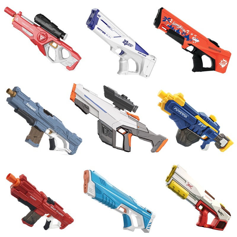 Internet Celebrity Electric Water Gun Automatic Burst Water Absorption Large Capacity Beach Water Play Children's Toys