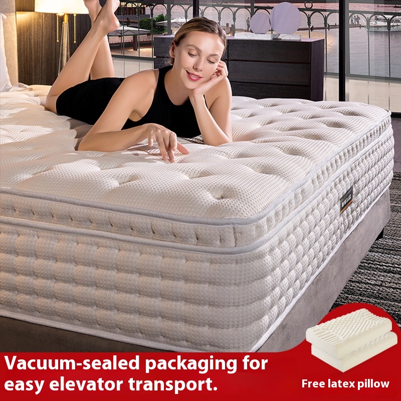 Muyi High-end Star Hotel Compressed Latex Memory Foam Spring1.8m Mattress2.2 Villa Super Soft Simmons