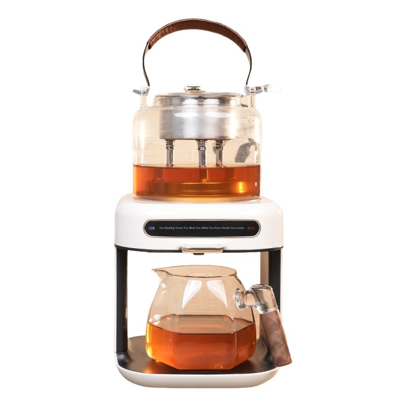 Premium Full-Auto Steam Tea Brewer 1.8L – Glass Health Pot With Top Water Filling & Spray Extraction US Version