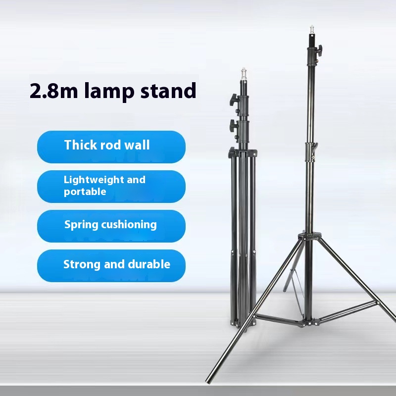 Photography Light Stand Universal Bracket Film And Television Outdoor Shooting Tripod Mobile Phone Bracket2.8m Bracket