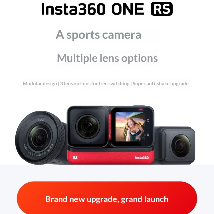 Ta360 ONE RS Sports Camera Panoramic 360 Anti-shake Digital Cycling Ski Camera Vlog