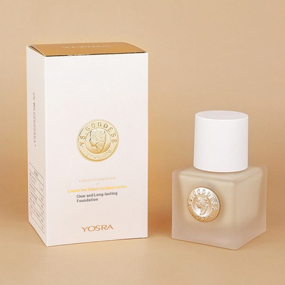 Youshilan Qingpian Makeup Foundation Liquid Lightweight Moisturizing Lasting Oil Control No Makeup Skin Qingpian Natural Foundation Liquid