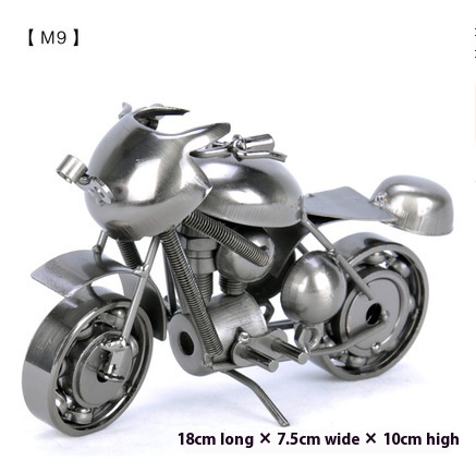 Commodity Metal Iron Motorcycle Model Ornaments Handmade Home Decorations Electroplating Alloy Car Model