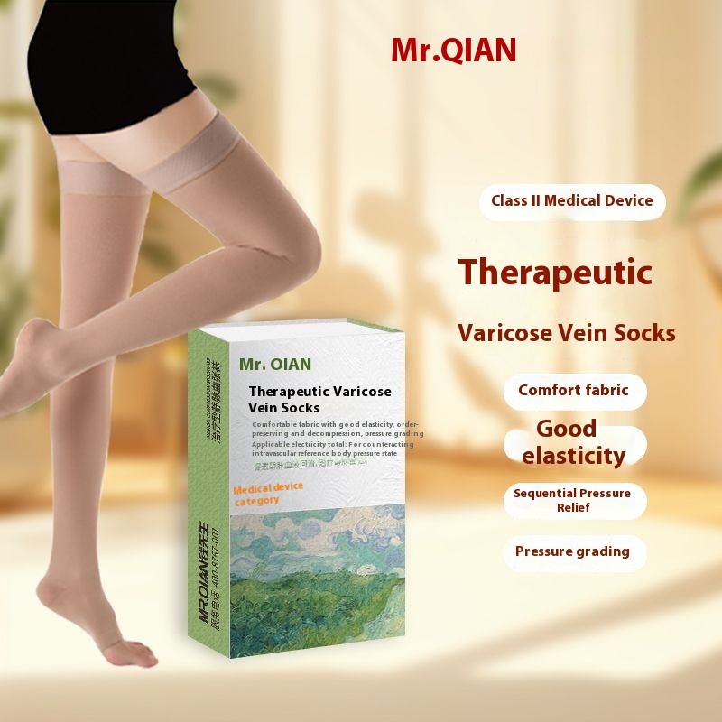 Varicose Ve Medical Elastic Stockings Long-Tube Men's And Women's Therapeutic Pressure Stockings Pantyhose Expansion Calf Prevention Care
