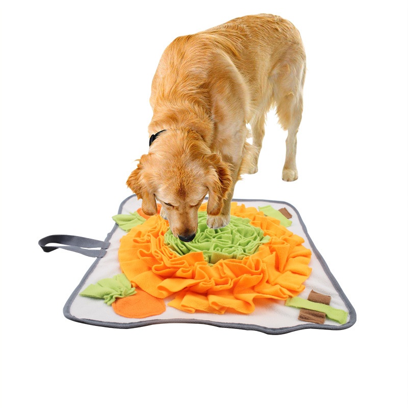Dog Release Energy Flower Bush Sniffing Mat Anti-demolition Home Boring Fun Mat Anti-choking Food Washable Food Storage Mat