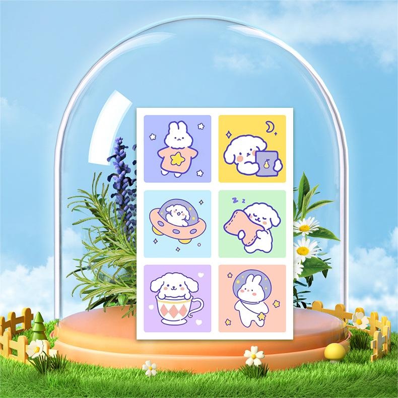 Plant Essential Oil Sticker Children's Cartoon Sticker Plant Essential Oil Sticker