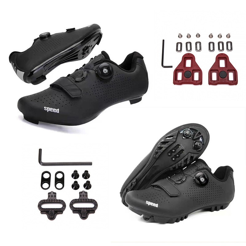 Direct896 Road Lock Shoes Cycling Shoes Men's And Women's Mountain Bike Shoes Bicycle Shoes Outdoor Power Cycling Shoes