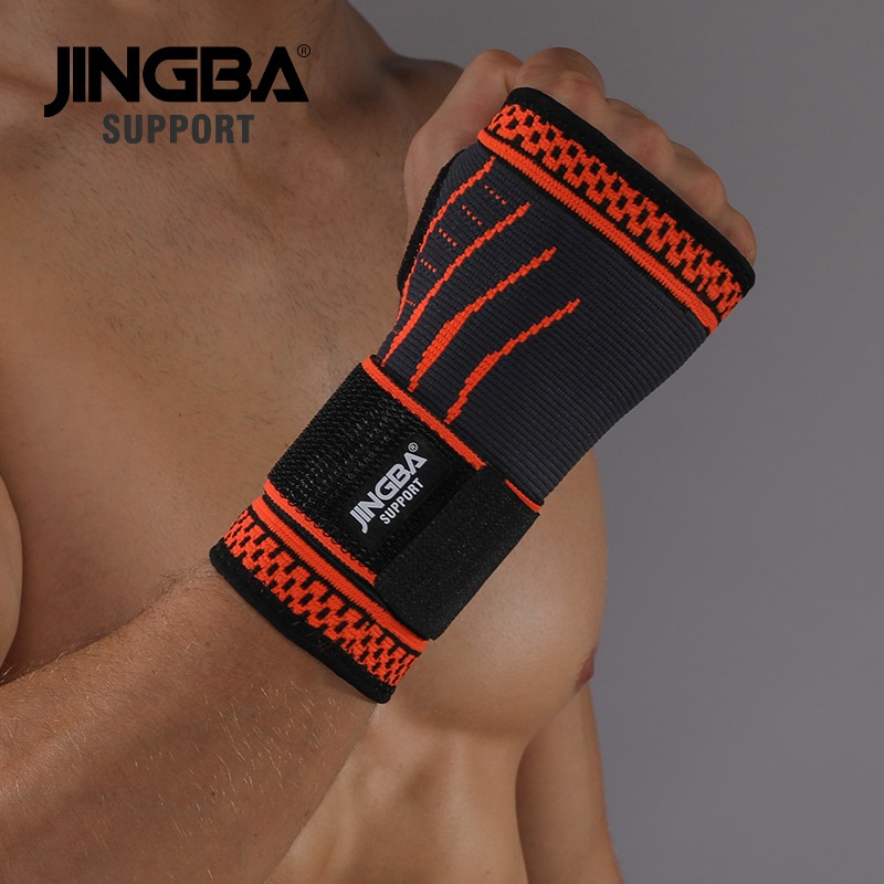 JINGBAPalm Guard Outdoor Fitness Cycling Pressure Wrist Guard Weightlifting Bench Press Tennis Sports Protective Gear