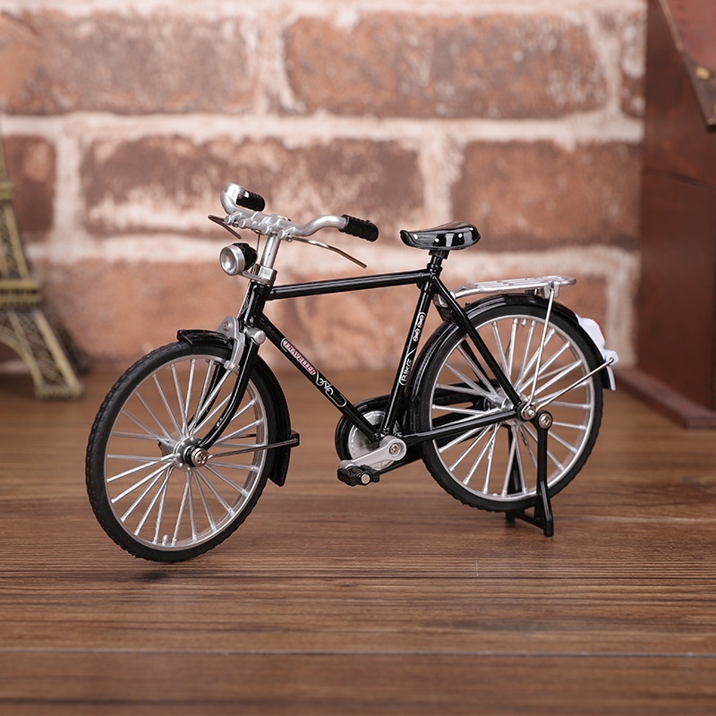 Simulation Iron28 Big Bar Bicycle Ornaments Desktop Decoration Old-fashioned Nostalgic Retro Bicycle Model Hand
