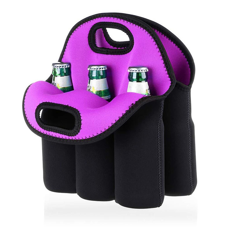 Diving Material Beer Bottle Cover Outdoor Portable Wine Bottle Bag Handbag Party Wine Six-pack Cooling Water Bag