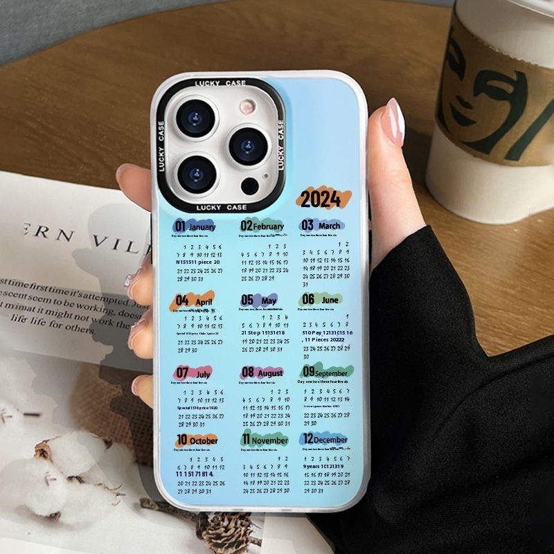 Year Of The Dragon Calendar Suitable For IPhone15 Promax Laser Phone Case14 Niche13 Apple12/11