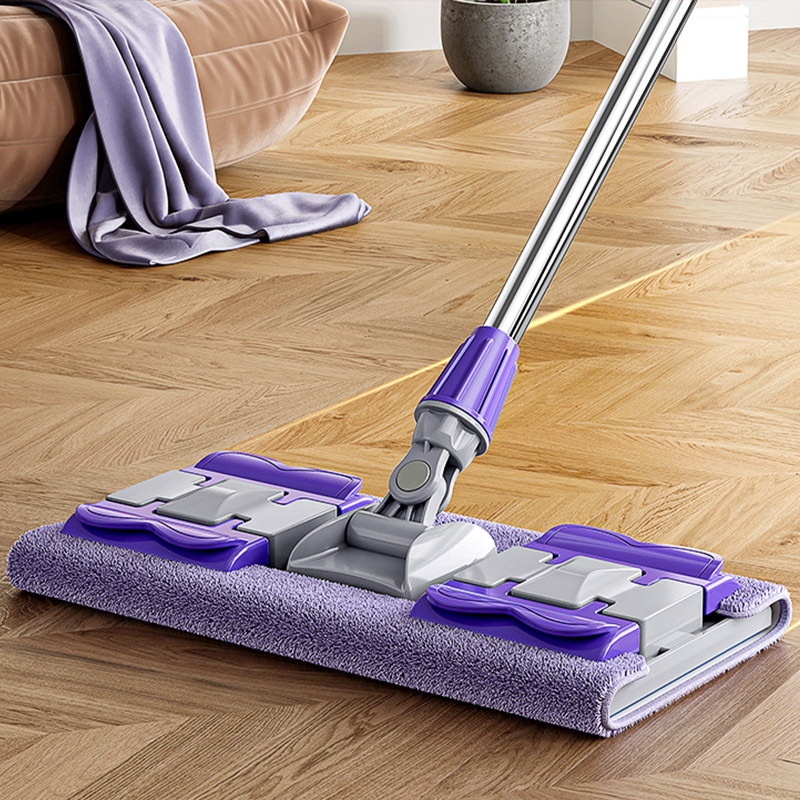 Flat Mop With Towel Mop For Wet And Dry Use,Wooden Floor Lazy Mop,Clean With One Mop
