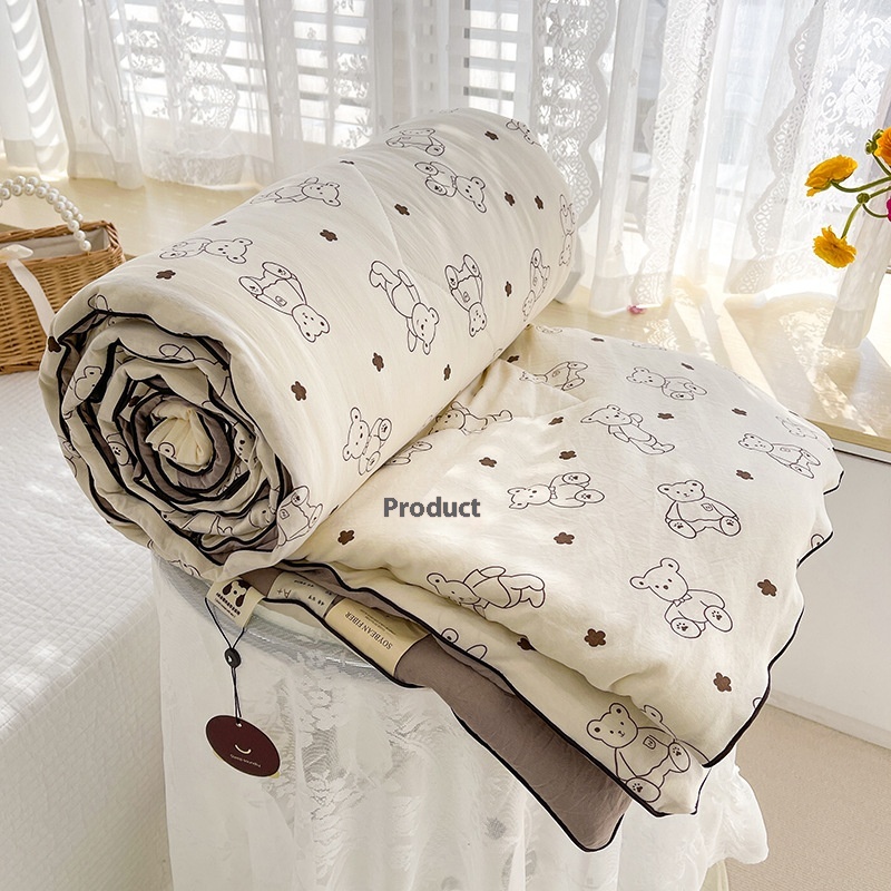 Washed Cotton Double Layer Gauze Summer Cooling Quilt Air Conditioning Quilt